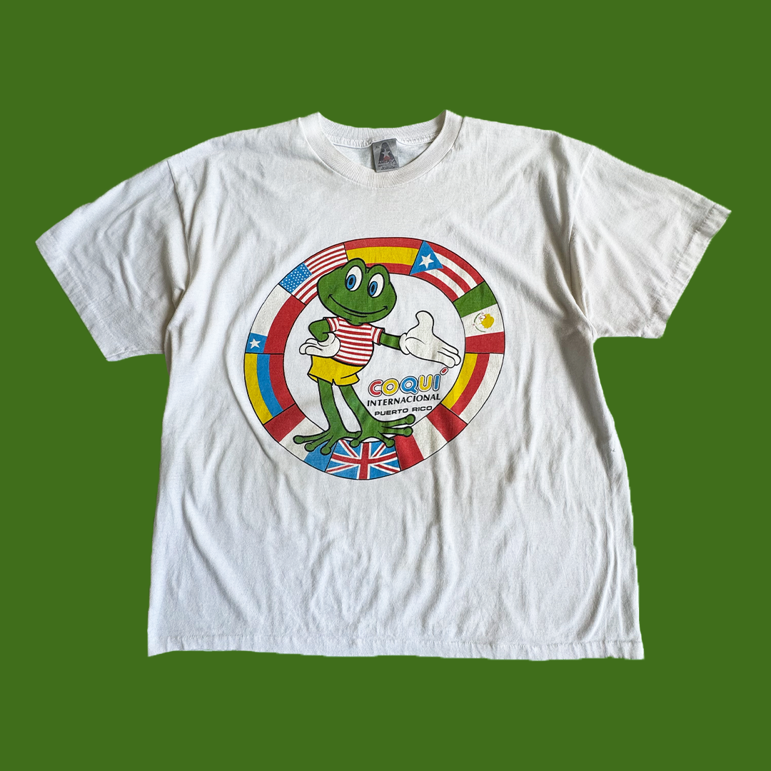 Coquí Internacional Vintage Puerto Rico Tee