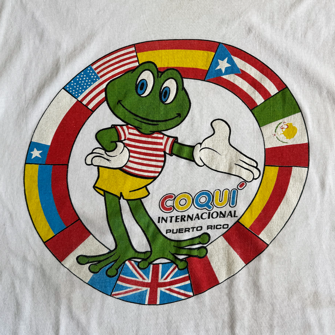 Coquí Internacional Vintage Puerto Rico Tee