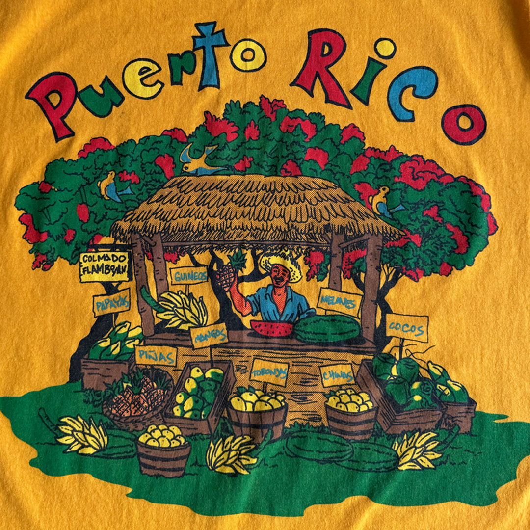 Vintage Puerto Rico T-Shirt / Jíbaro Stand