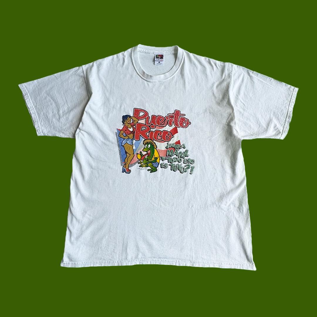 Vintage Puerto Rico Coquí "Mira Mami" Tee