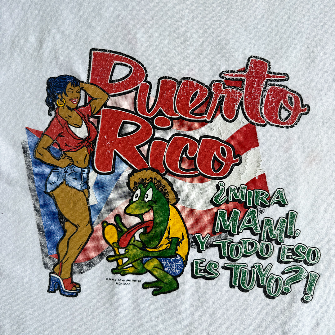 Vintage Puerto Rico Coquí "Mira Mami" Tee