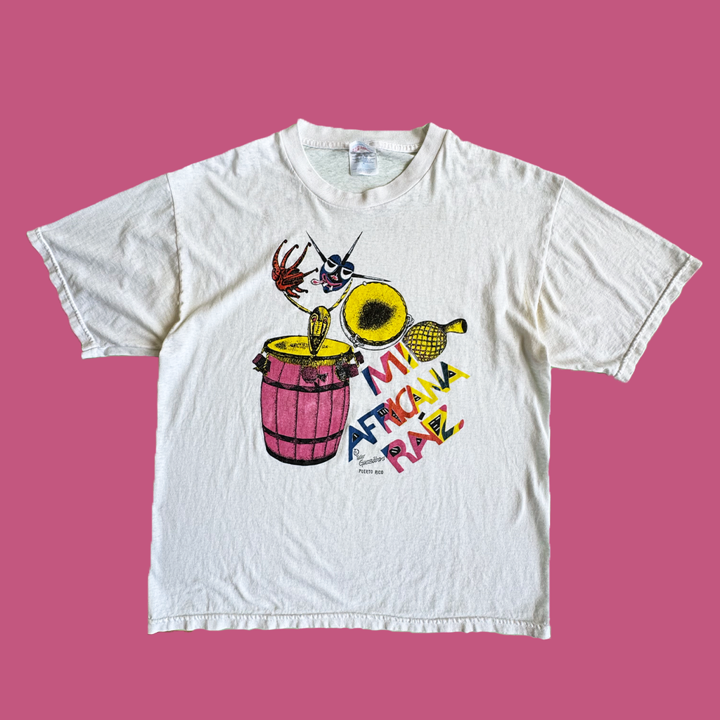 Mi Africana Raiz Vintage Puerto Rico Tee