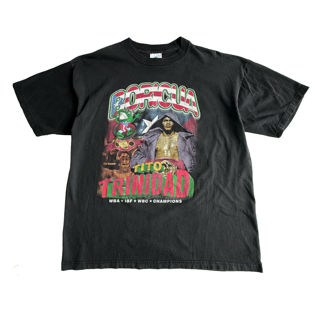 Vintage Tito Trinidad Boricua Champion Boxing Tee