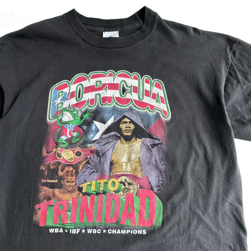 Vintage Tito Trinidad Boricua Champion Boxing Tee