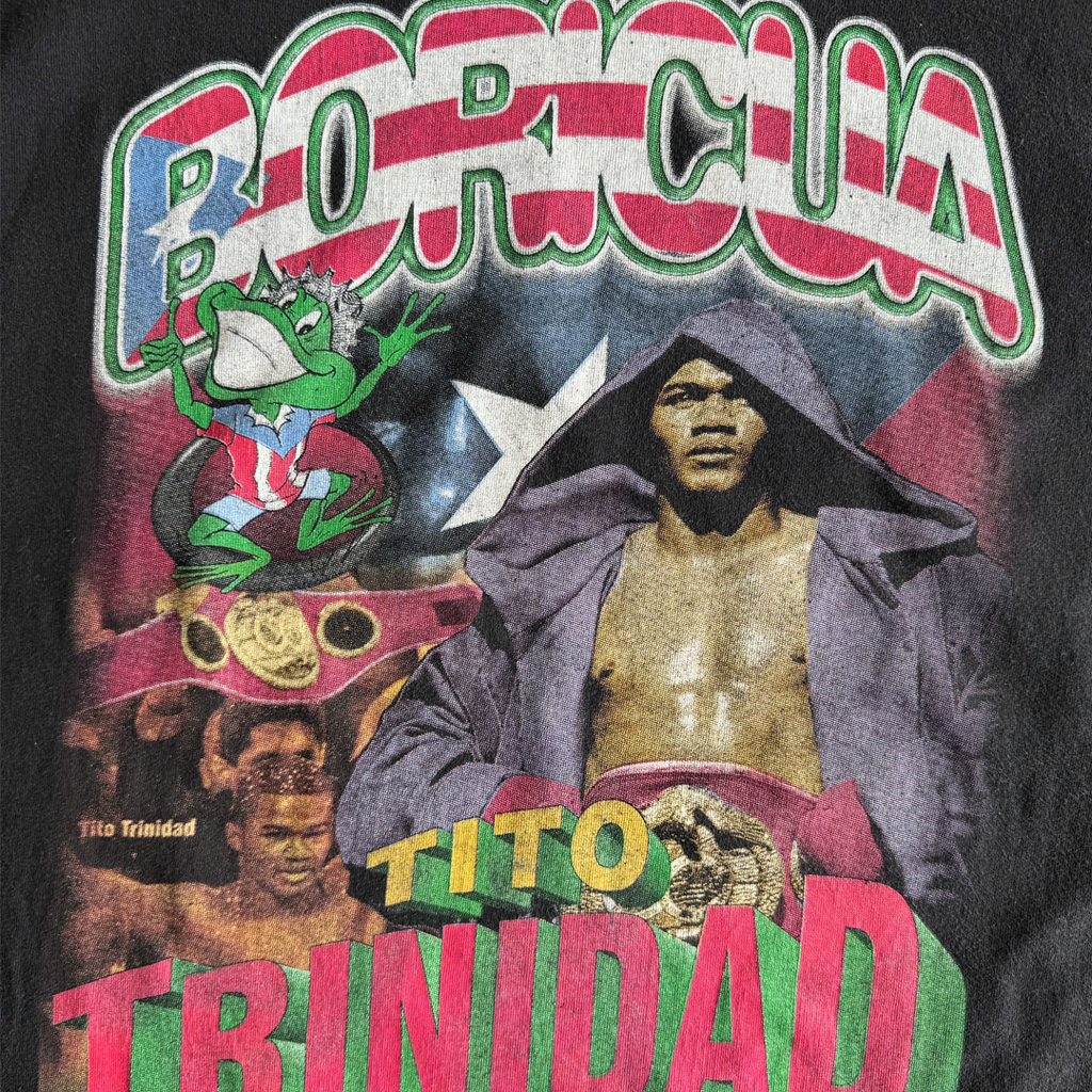 Vintage Tito Trinidad Boricua Champion Boxing Tee