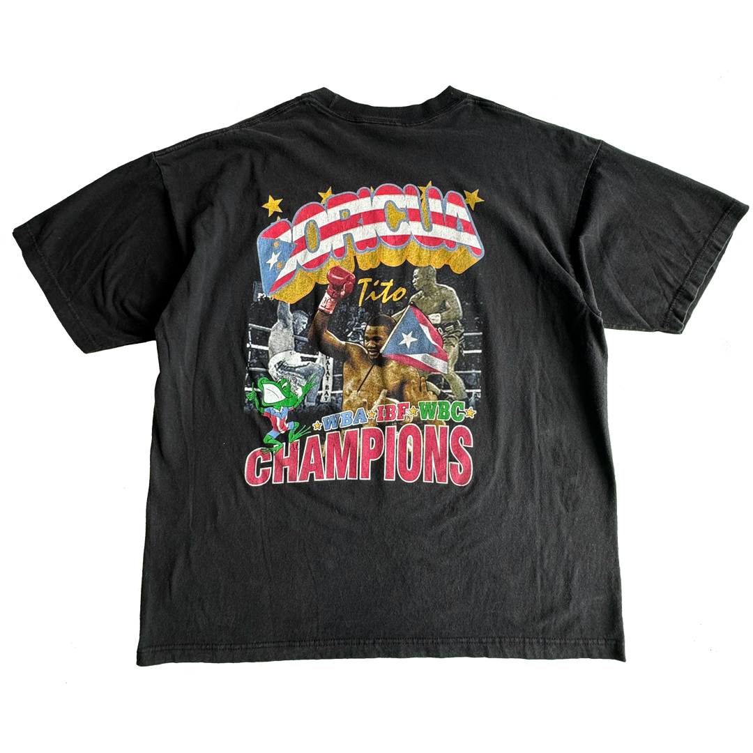 Vintage Tito Trinidad Boricua Champion Boxing Tee