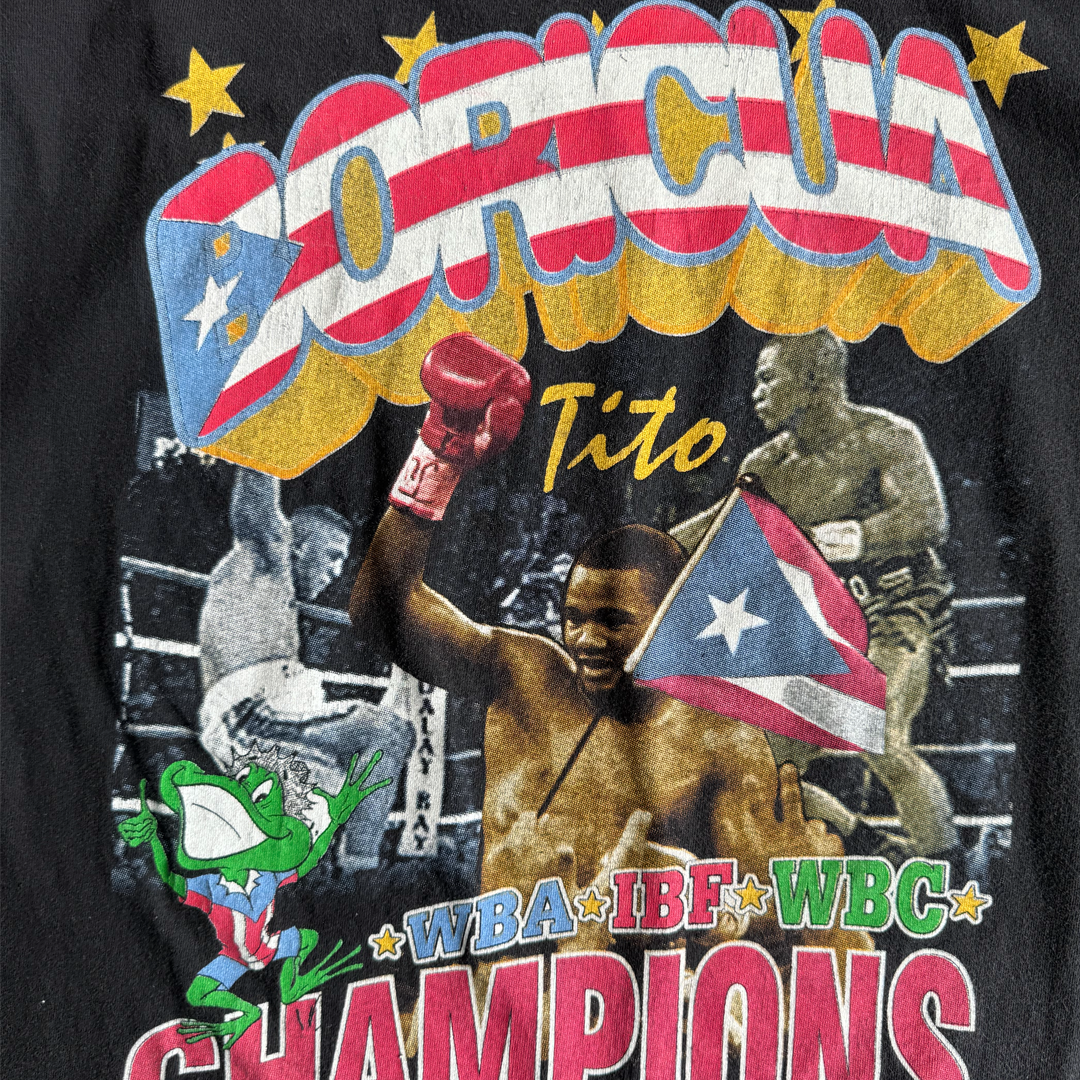 Vintage Tito Trinidad Boricua Champion Boxing Tee